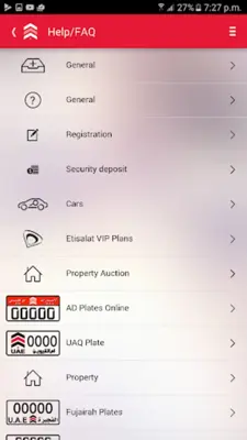 Emirates Auction android App screenshot 2