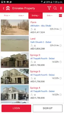 Emirates Auction android App screenshot 5