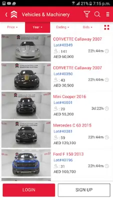 Emirates Auction android App screenshot 8